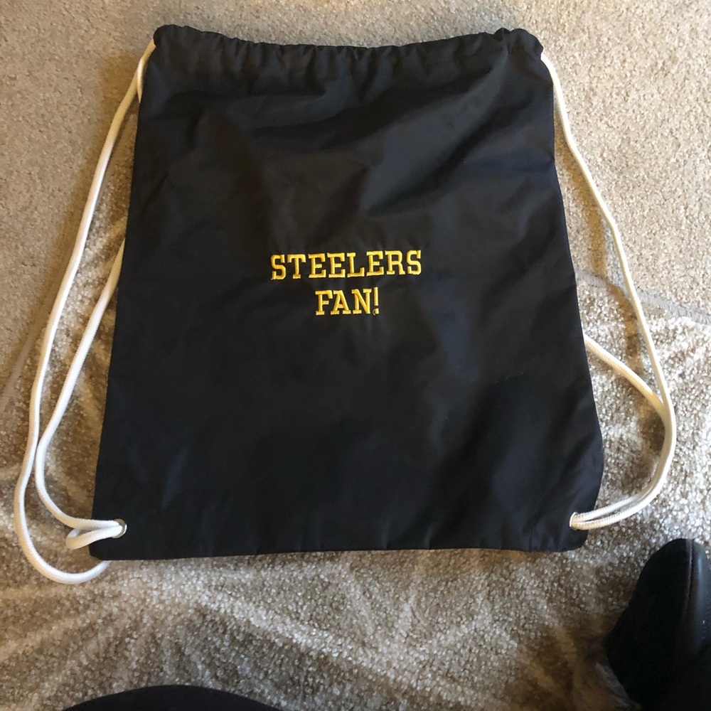 Steeler Draw String Back Pack - image 1